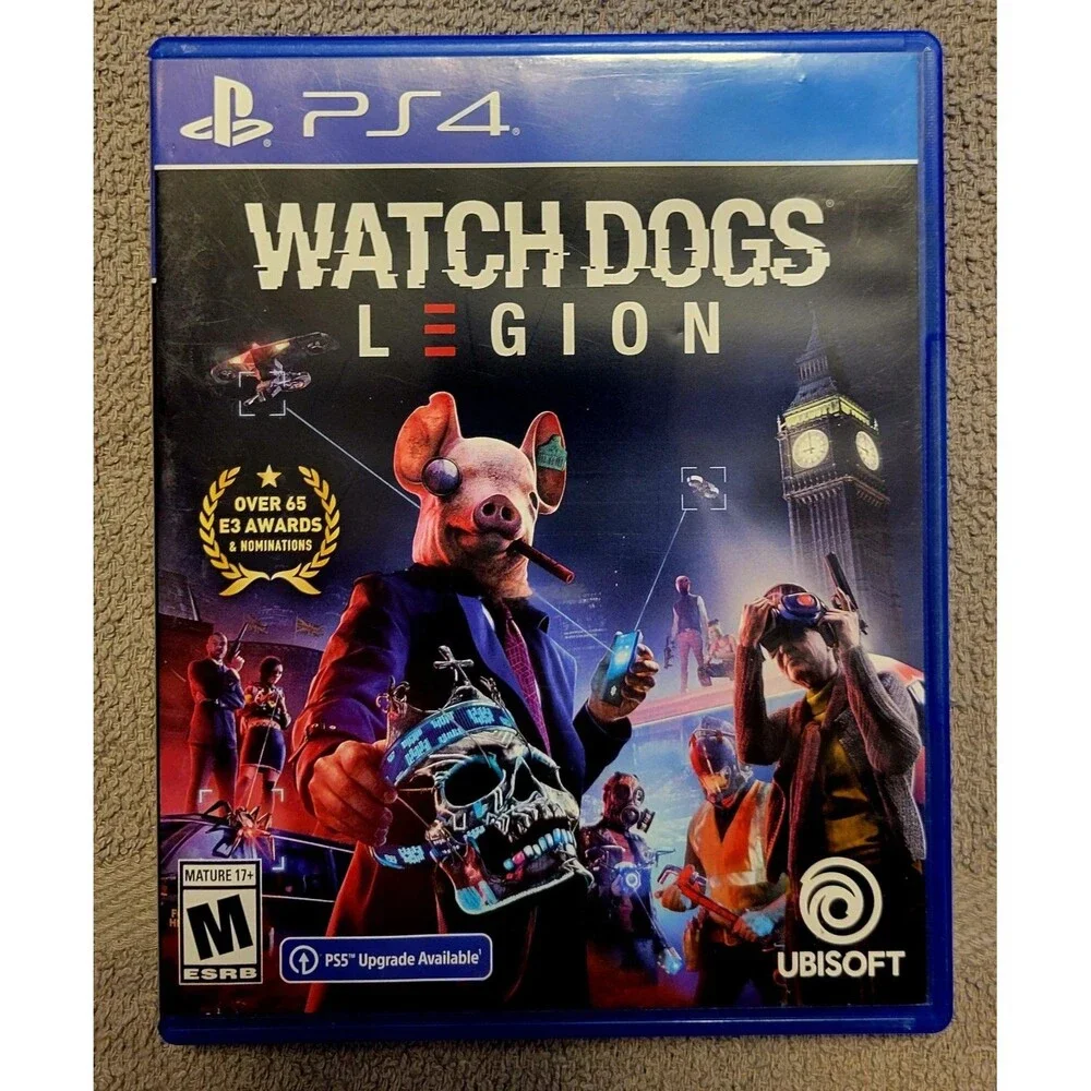 Sony PlayStation 4 PS4: Watch Dogs: Legion, CLN DISC, TESTED, FAST SHIPPING